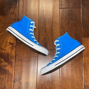 Chuck Taylor Hi Cyan Space 149511F W8 M6 Unisex worn one time
